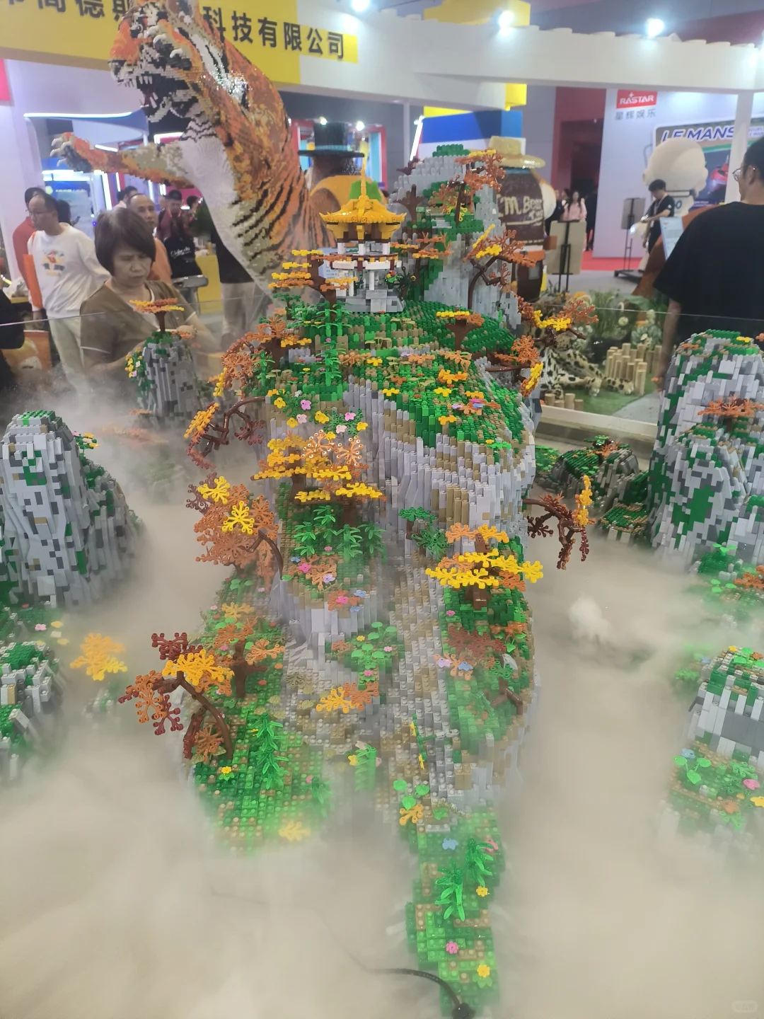 汕头国际会展玩博会 高砖积木 震撼
