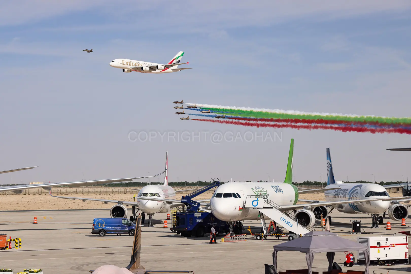 两年一届的迪拜航空展