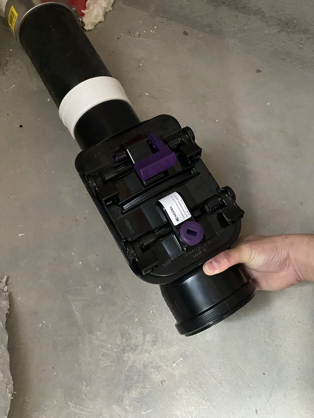 科赛尔止回阀安装实拍