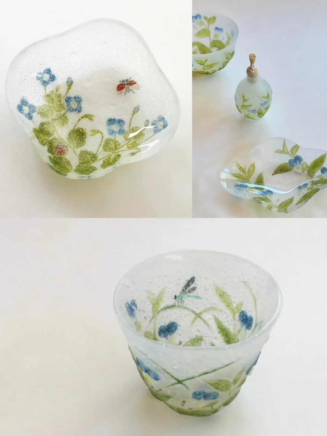 宝藏博主｜日本-冈田多惠 美丽的玻璃器物