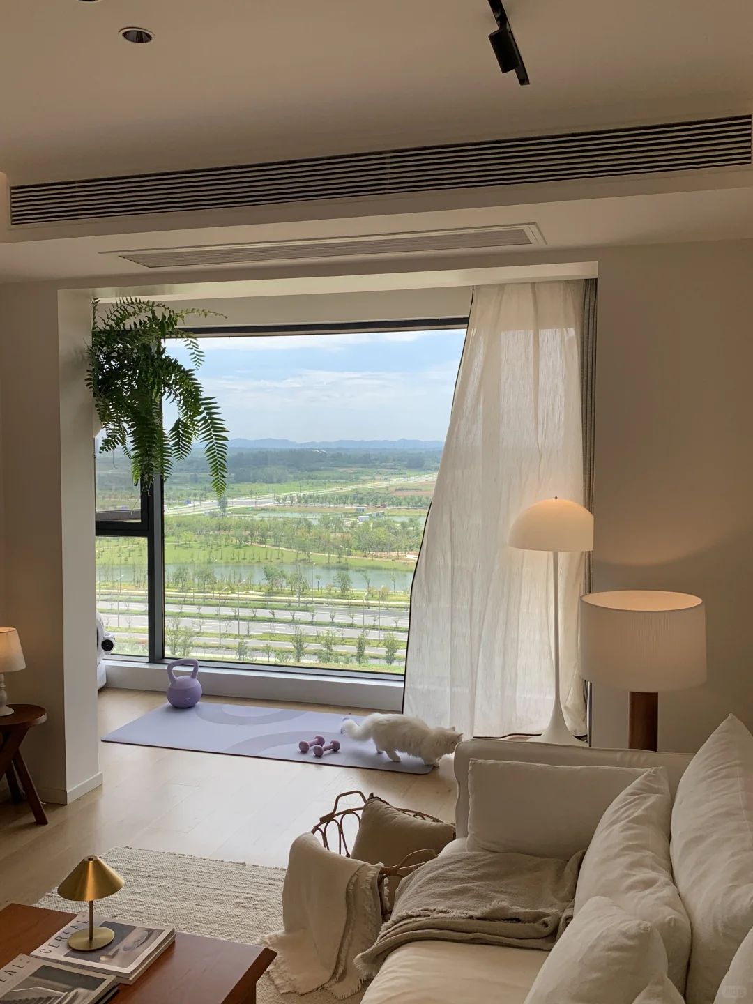 在家运动真的很惬意 ?