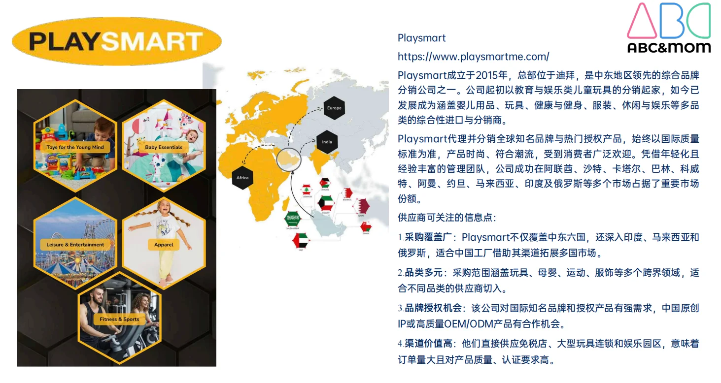 ✨ 12月迪拜ABC&MOM国际玩具展