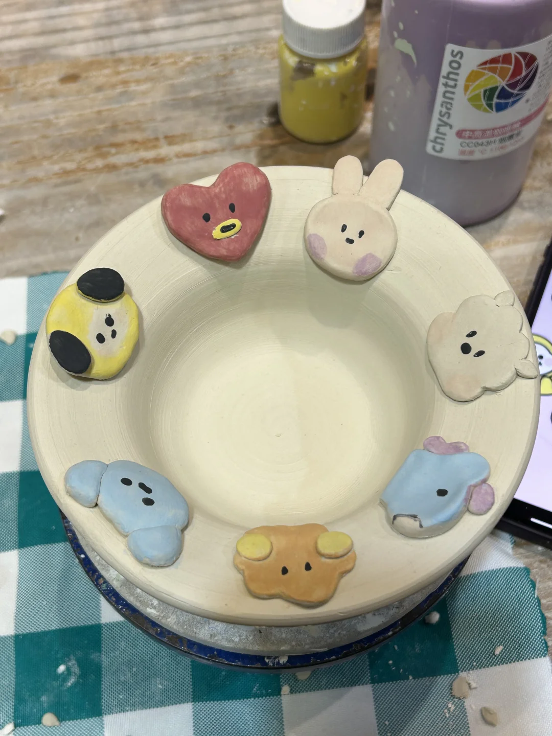 BT21陶艺(๑＞ڡ＜)☆