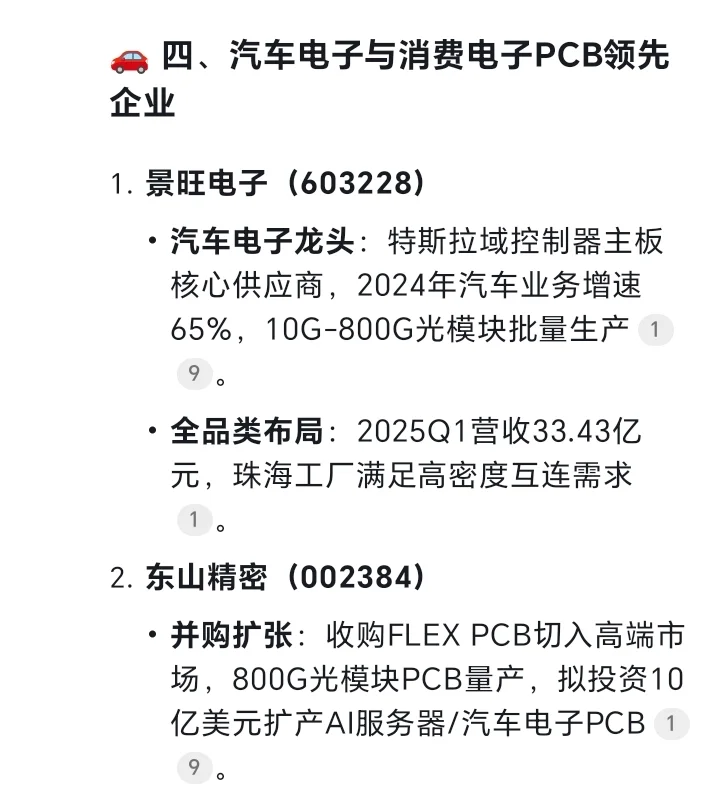 PCB质优相关公司