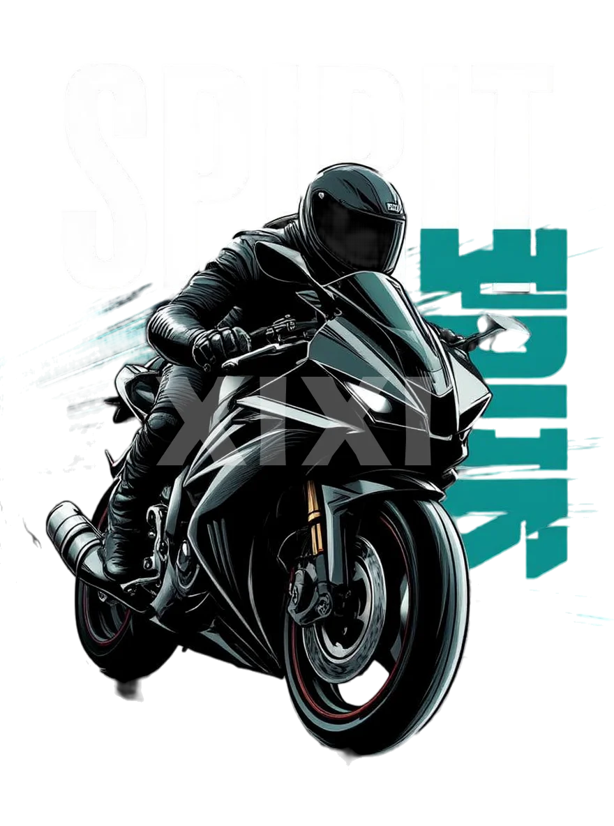 摩托车元素印花，硬核潮酷感拉满！