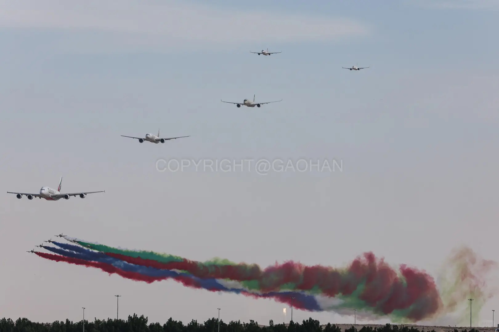 两年一届的迪拜航空展