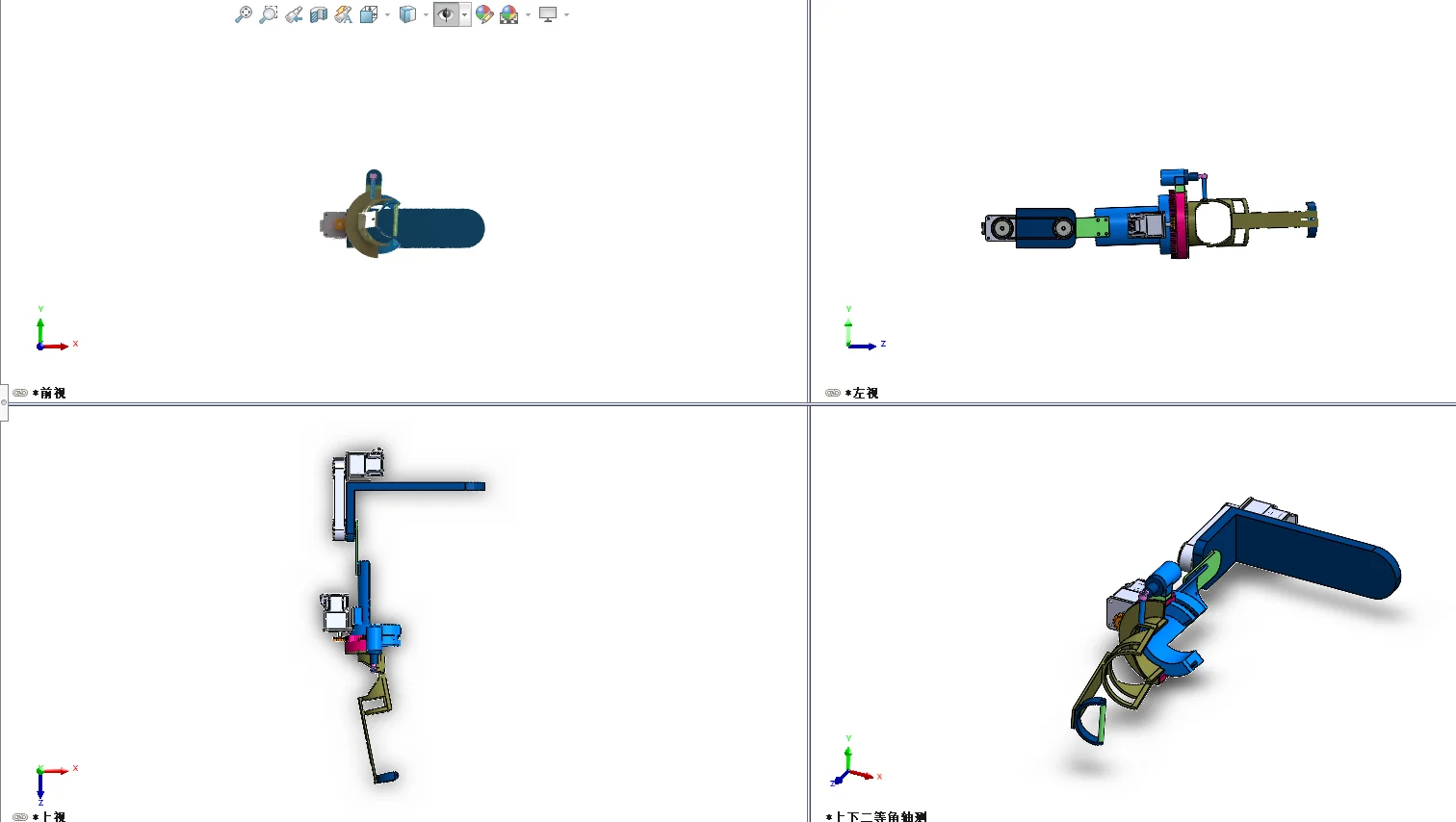 可穿戴式肘关节外骨骼康复设备结构设计