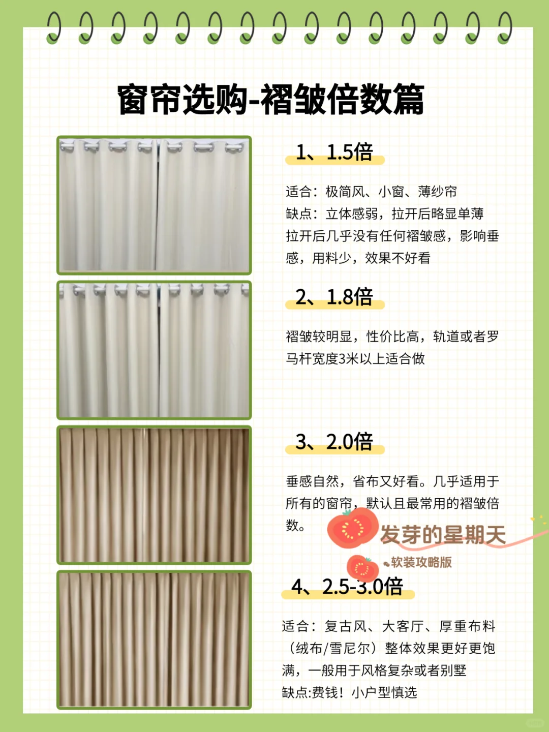 这也太全了‼️花了一周时间整理的窗帘攻略