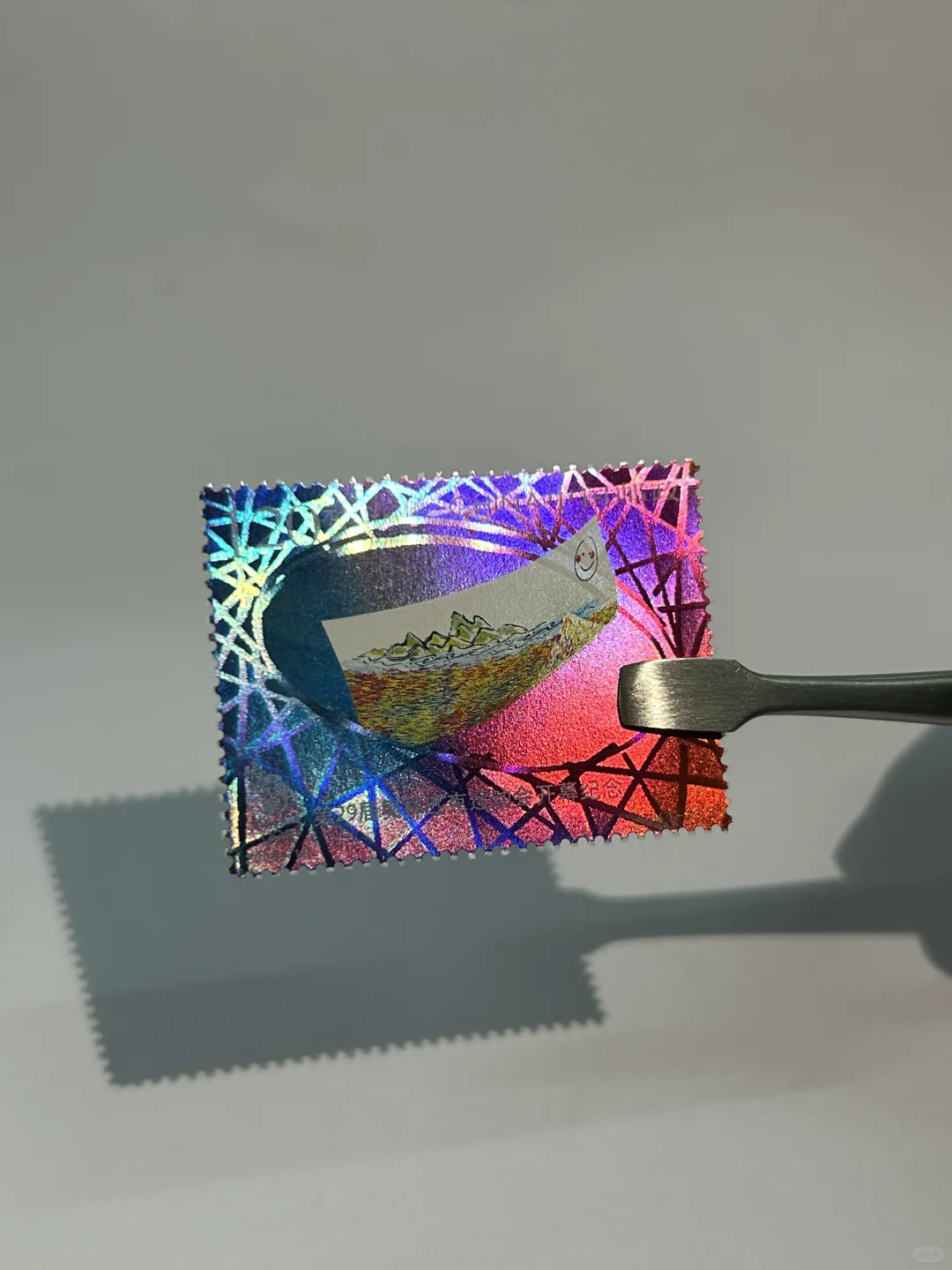 超闪的全息邮票！