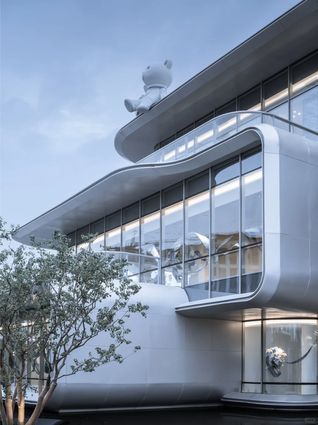 幕墙美学|售楼处建筑的细节之美