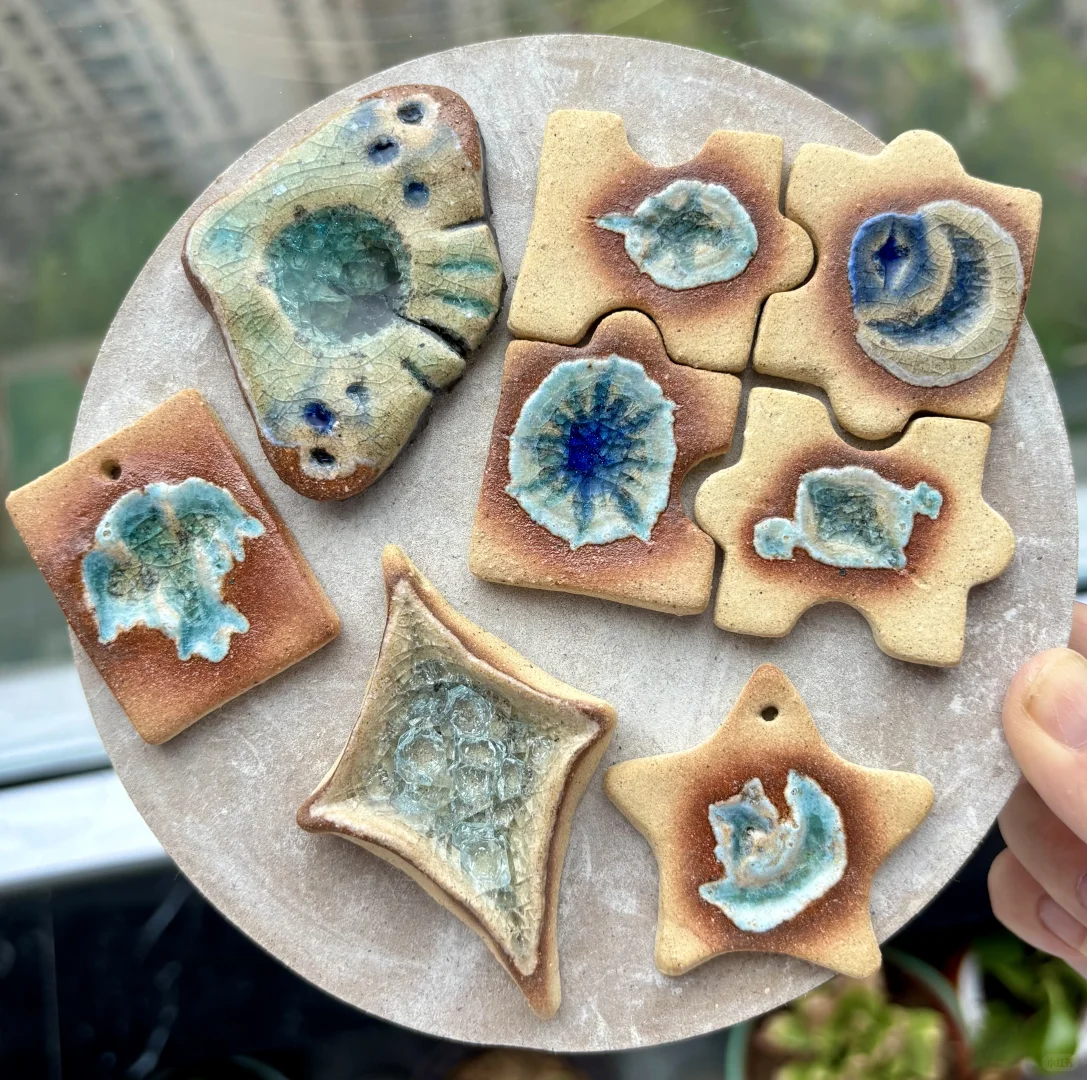 继续烧玻璃 左滑开窑