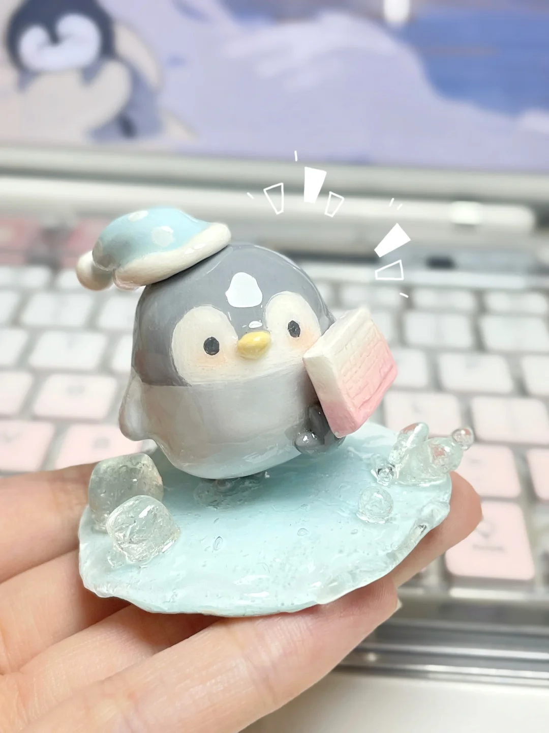 石塑粘土｜捏过的一些企鹅宝宝??