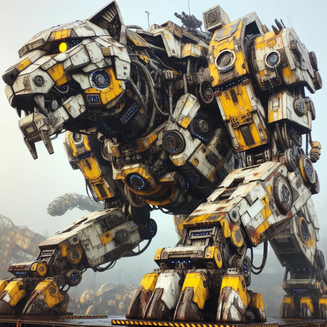 末日主题|重工业机械猛兽，想驾驭吗？