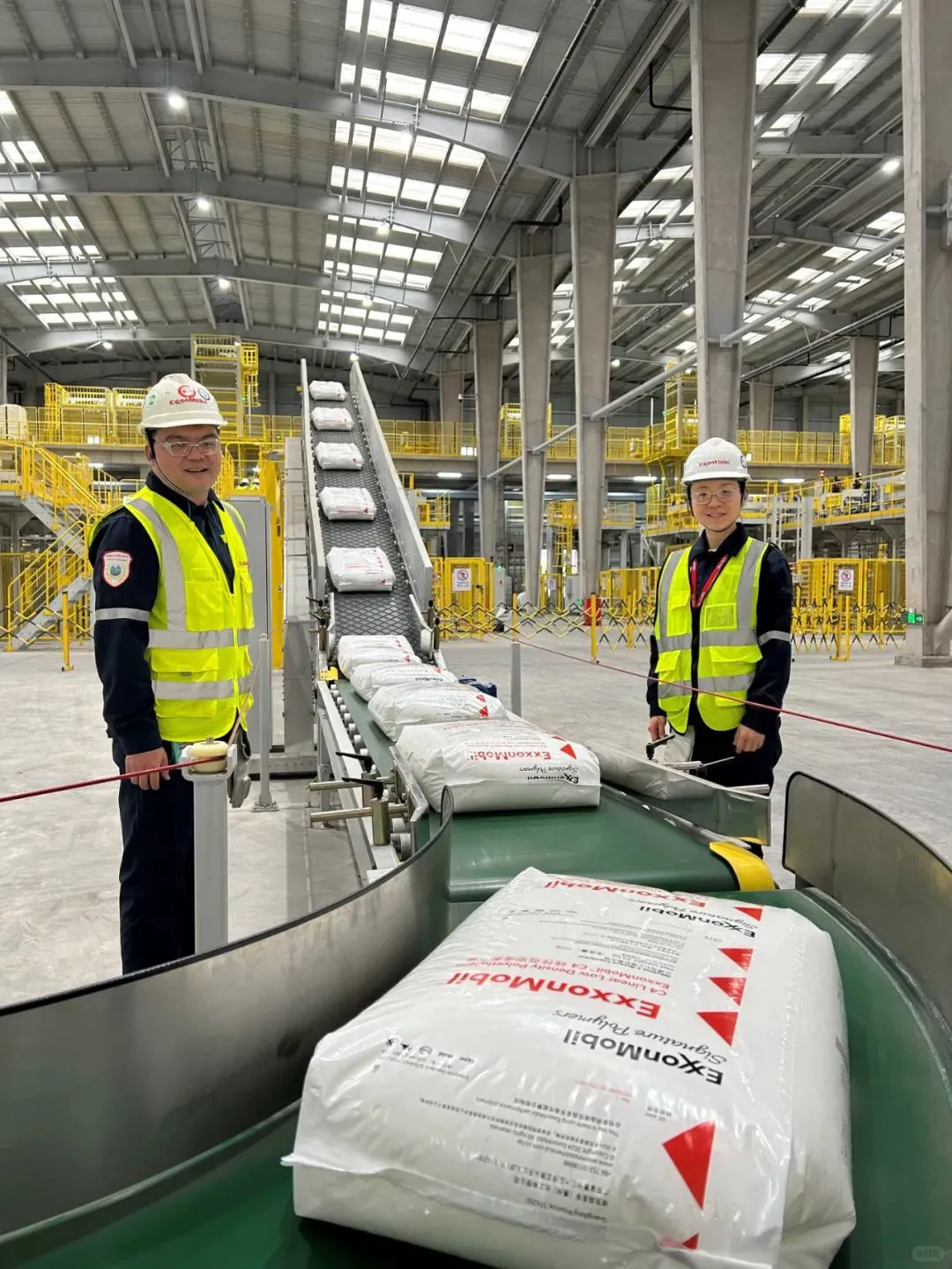 埃克森美孚惠州一期聚乙烯装置产出合格颗粒