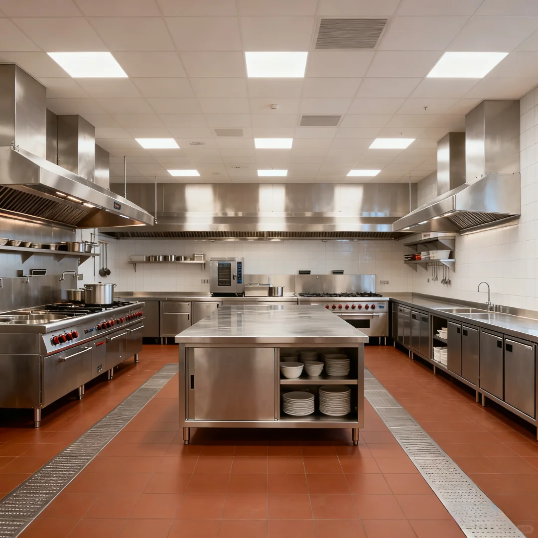 食堂厨房别再随便设计了!高效布局+避坑指