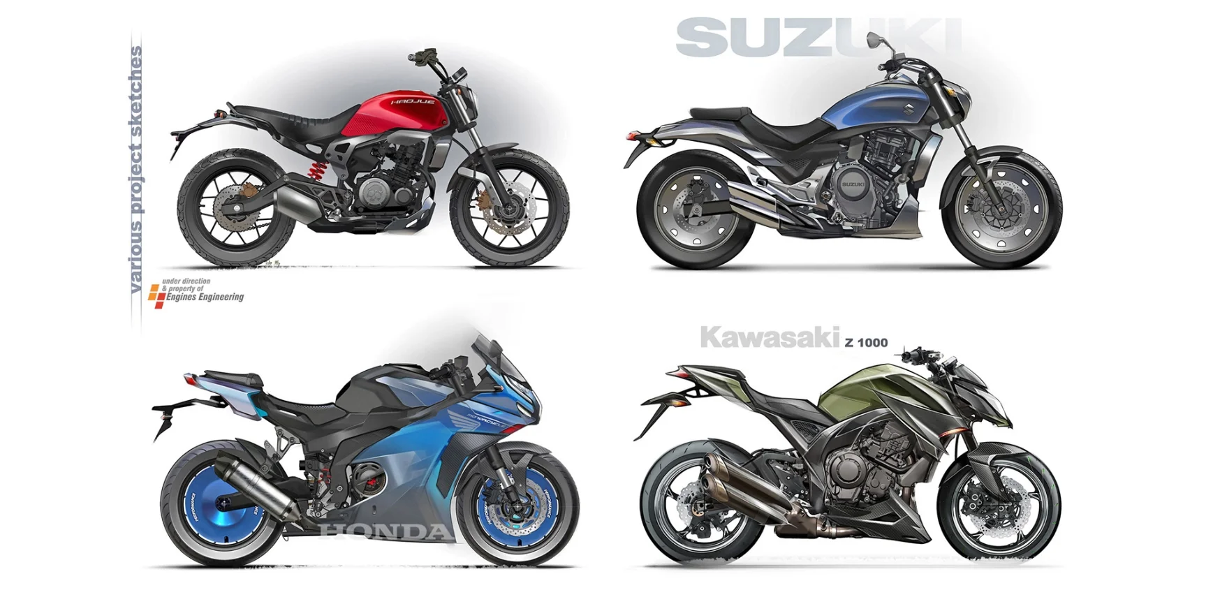 自学摩托车设计的第一天