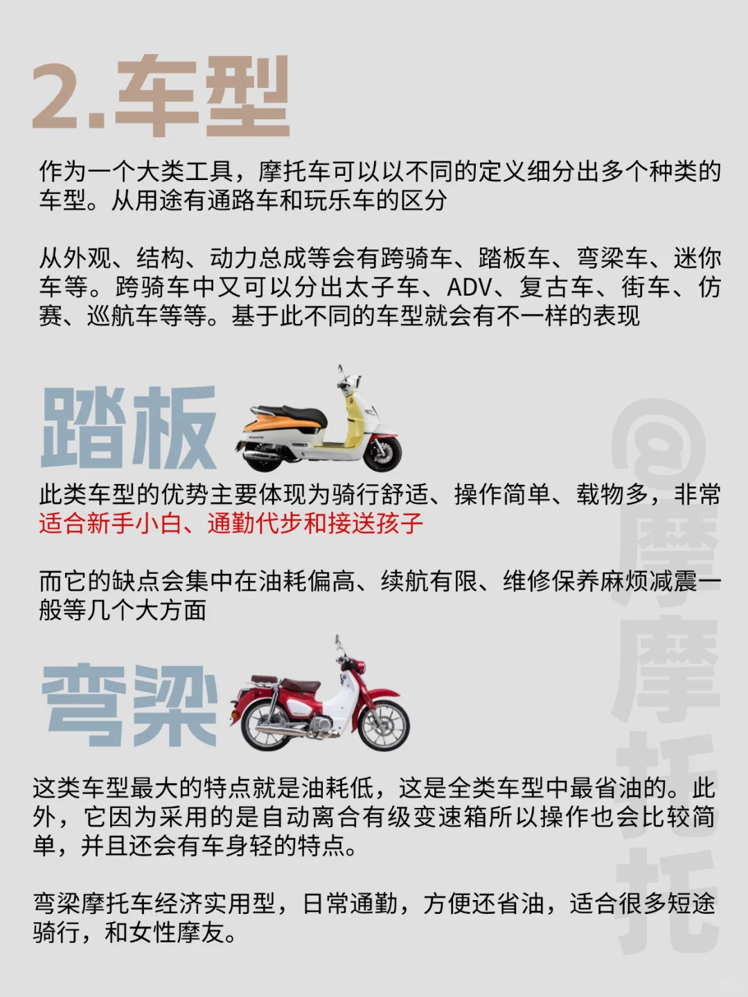 一分钟看懂摩托车配置