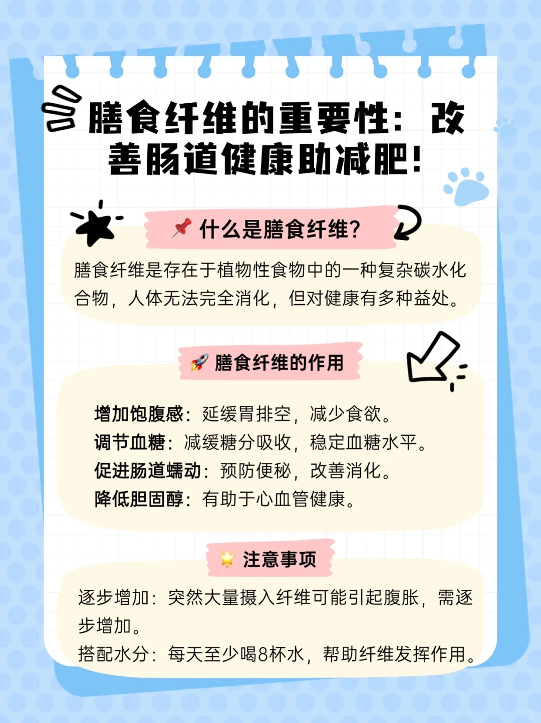 膳食纤维的重要性：改善肠道健康助减肥！