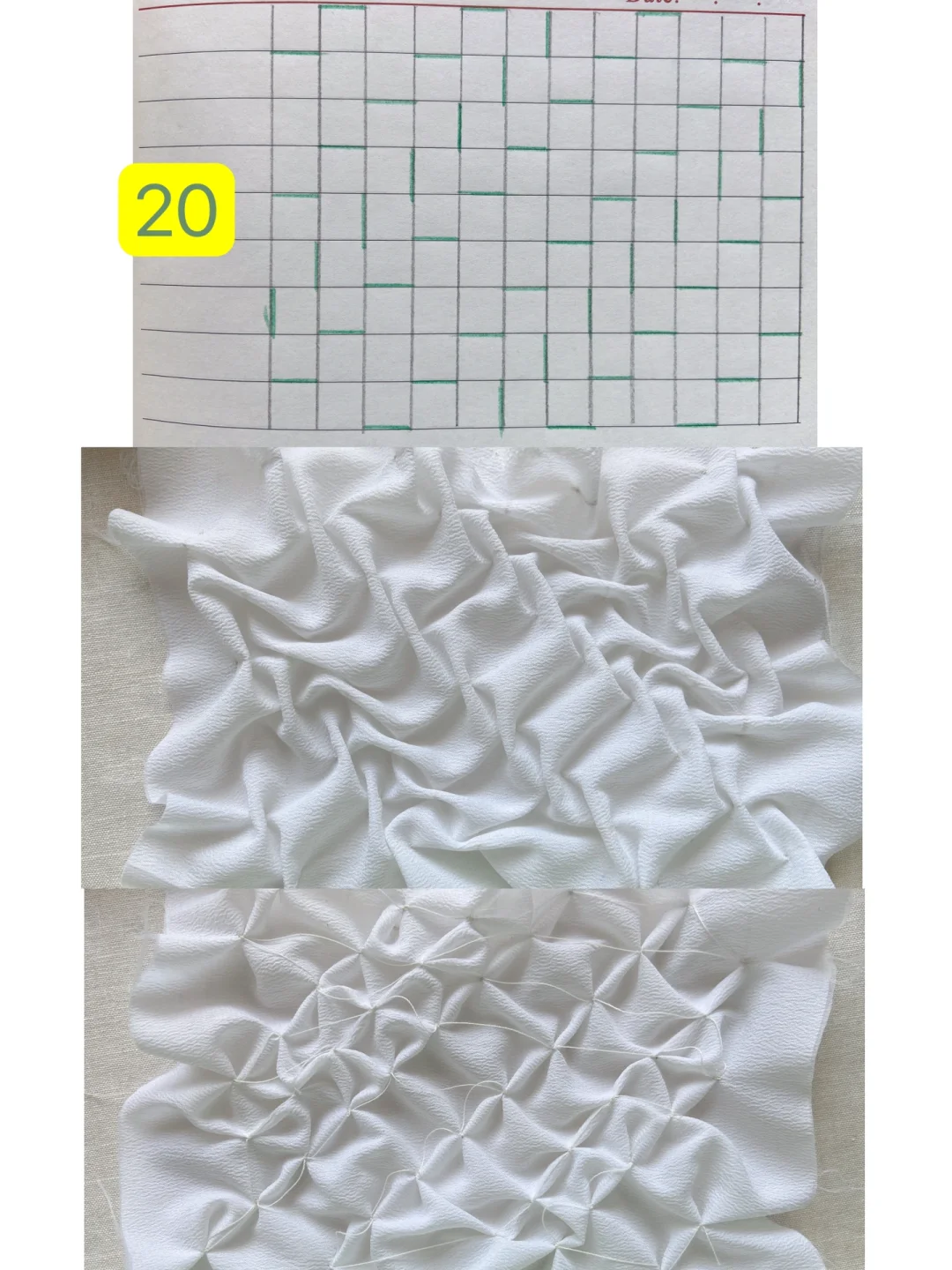 面料再造系列～肌理褶皱（11～20）总结