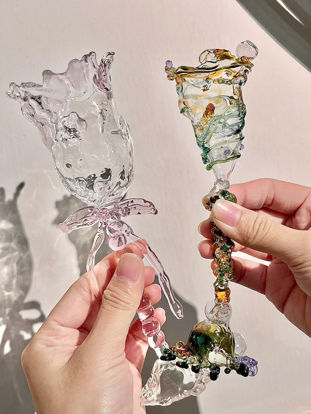 在苏州体验烧玻璃啦！真的好美呀