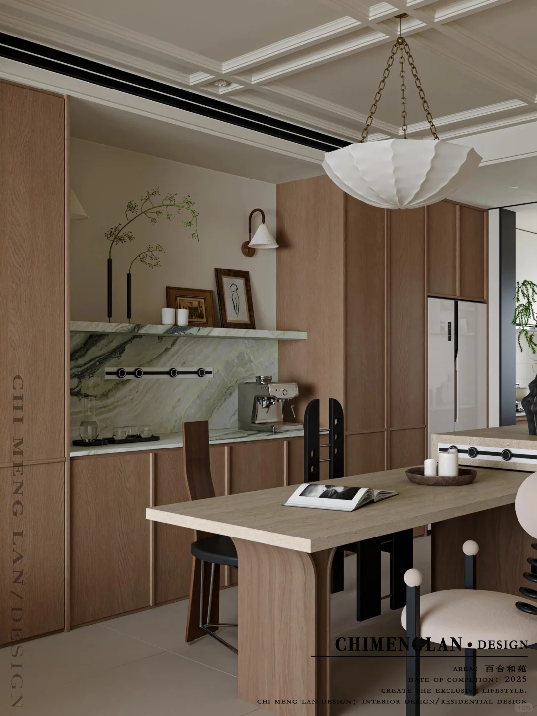 百合和苑122㎡设计|给你的家带来文艺生活感