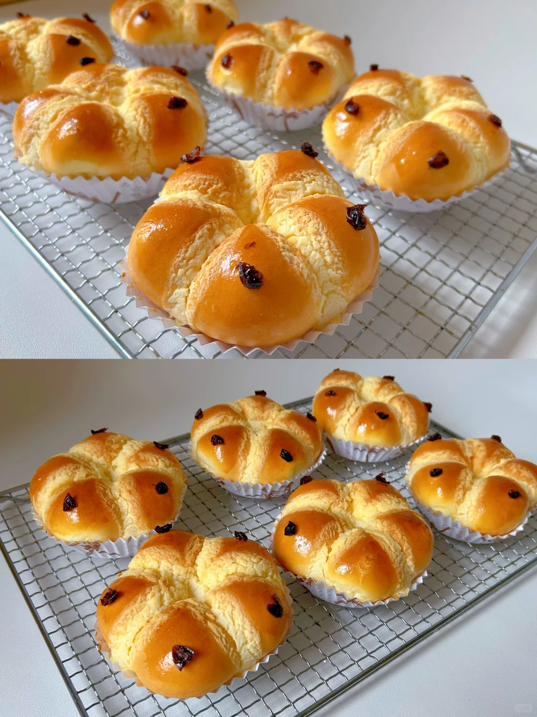 私房爆火的花朵面包‼️原来这么简单‼️