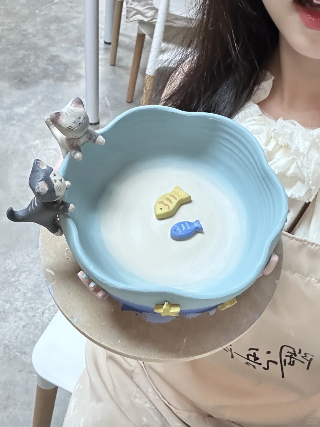 第一次捏泥巴！不是很完美但是很有意义