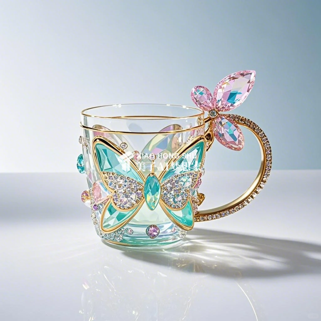 ?AI产品设计1000个✨珠光宝气水晶玻璃杯