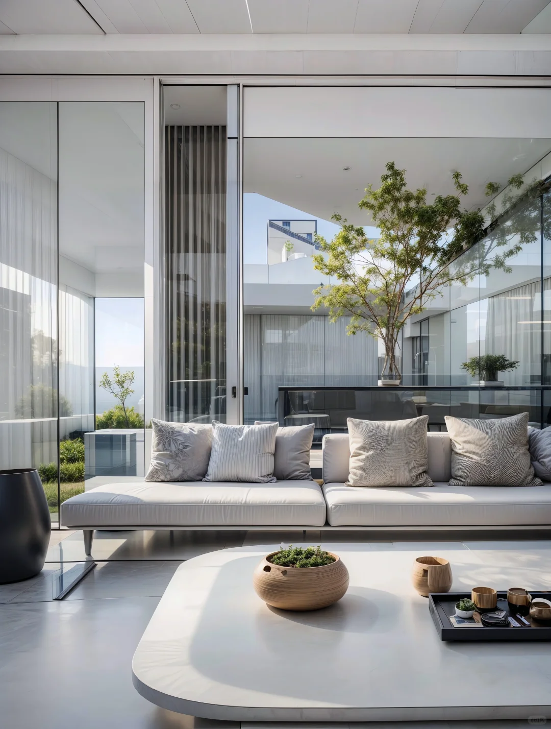 现代玻璃装饰主义创作