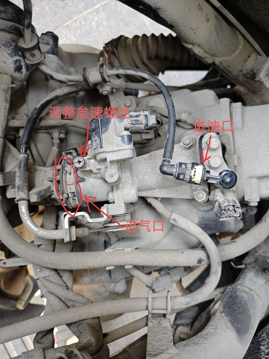 自己维修摩托车打不着火