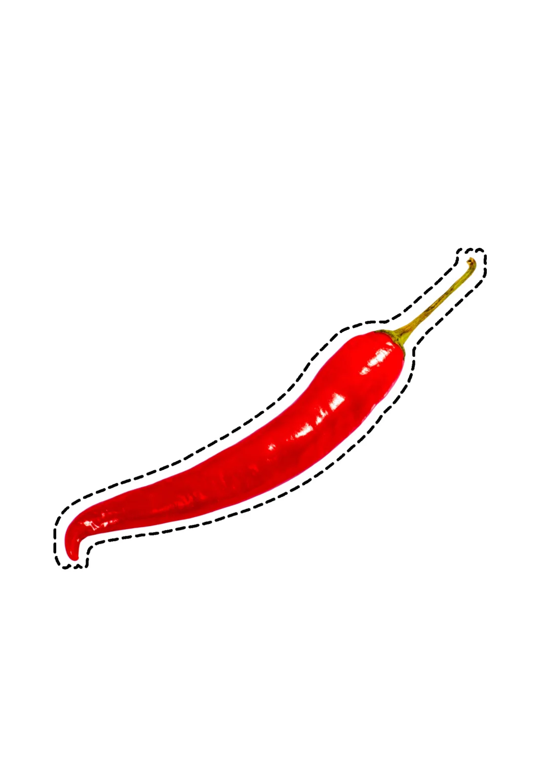 蔬菜剪纸素材｜?打印