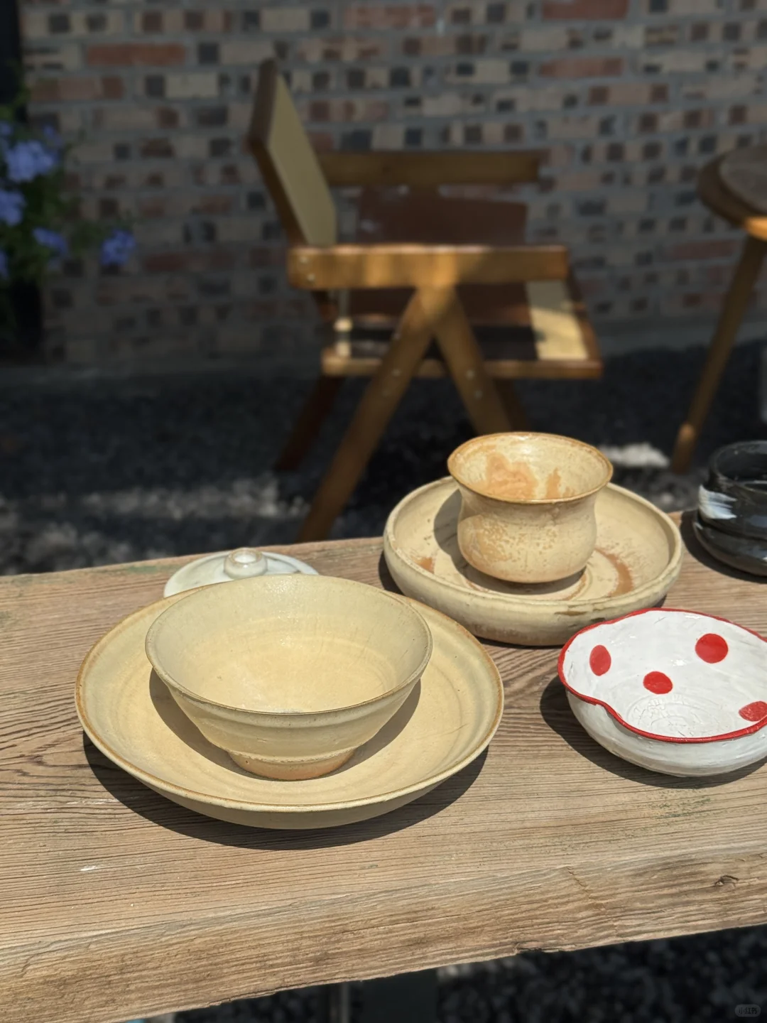 在重庆学习十二天陶艺的成果