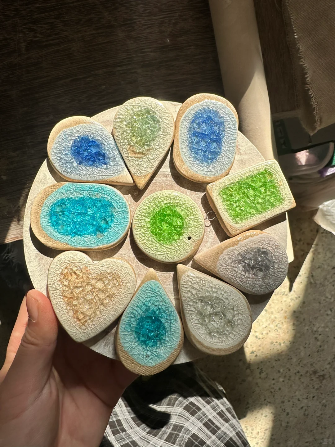 一盘子海洋之心帮我左滑一键开窑