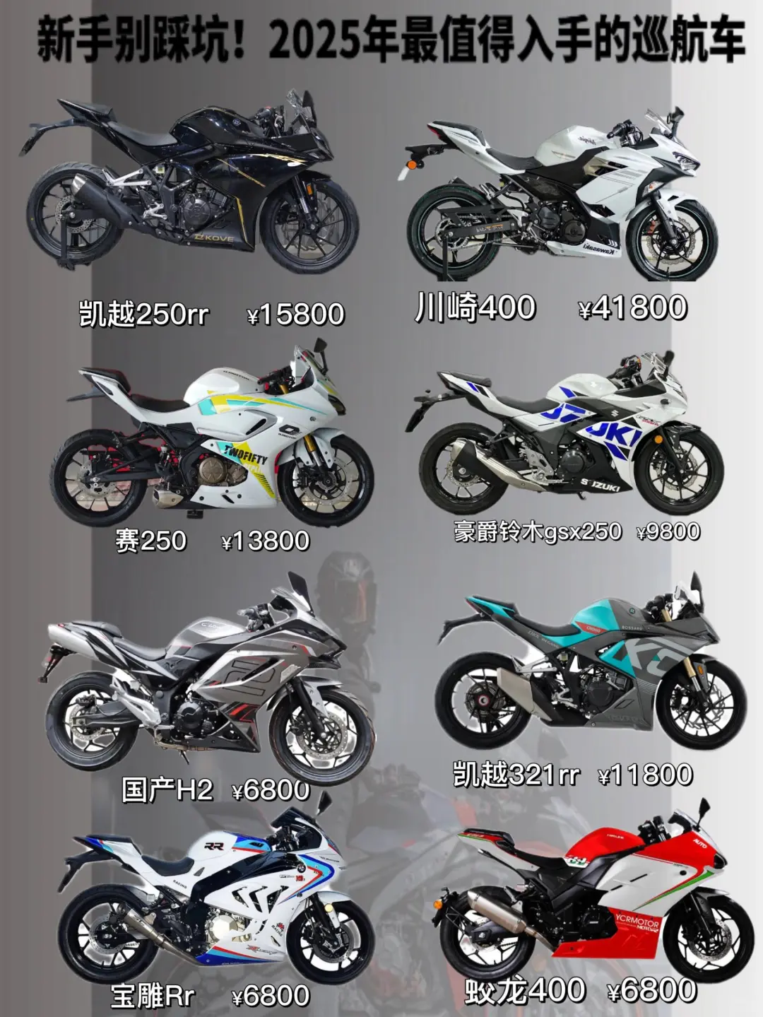 新手别踩坑、2025年最值得入手的巡航车、