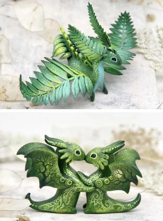 恐龙??石塑粘土创意设计～石塑粘土?