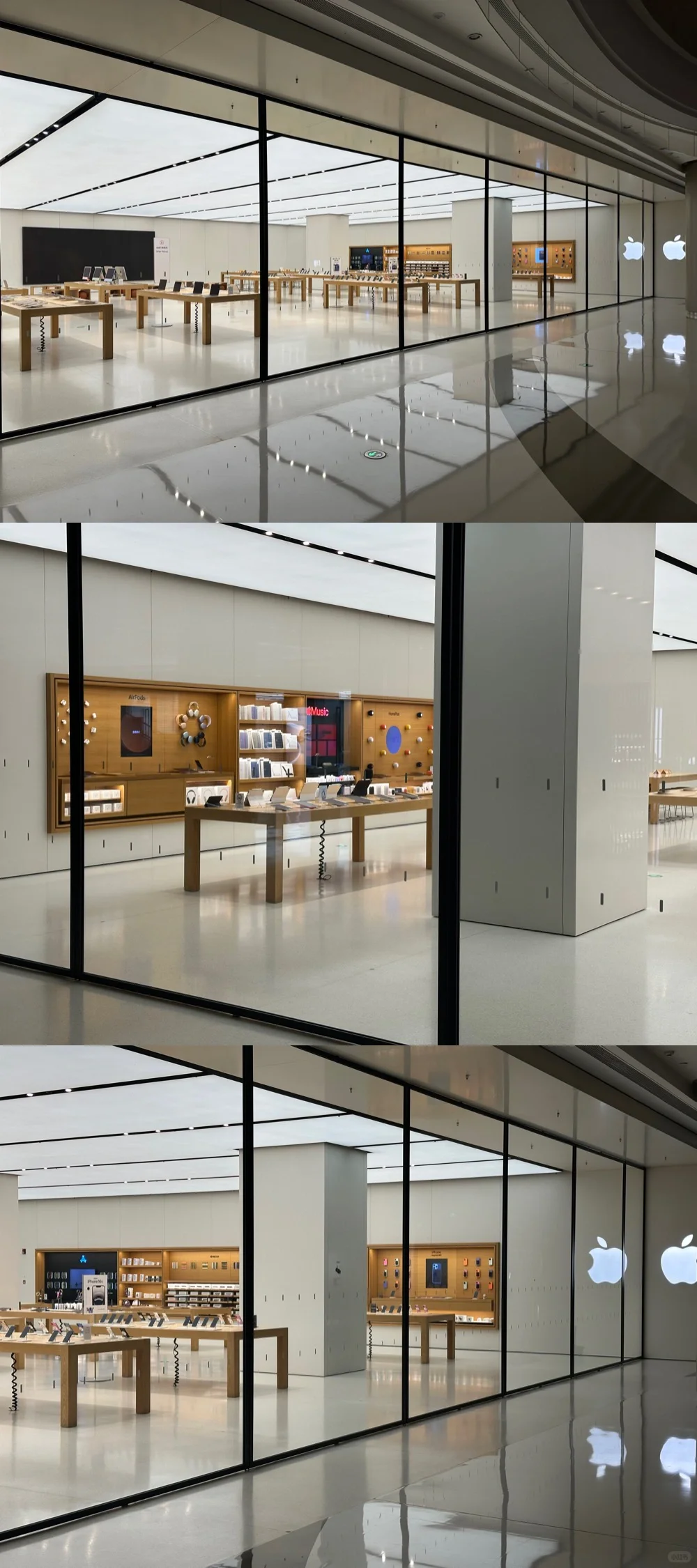 透过300万一块玻璃看闭店后的Apple Store