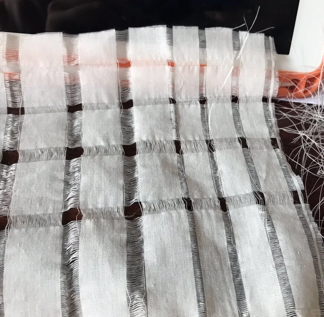 面料再造—抽纱