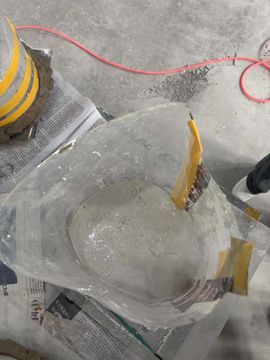 记录大一第一次窑铸玻璃??