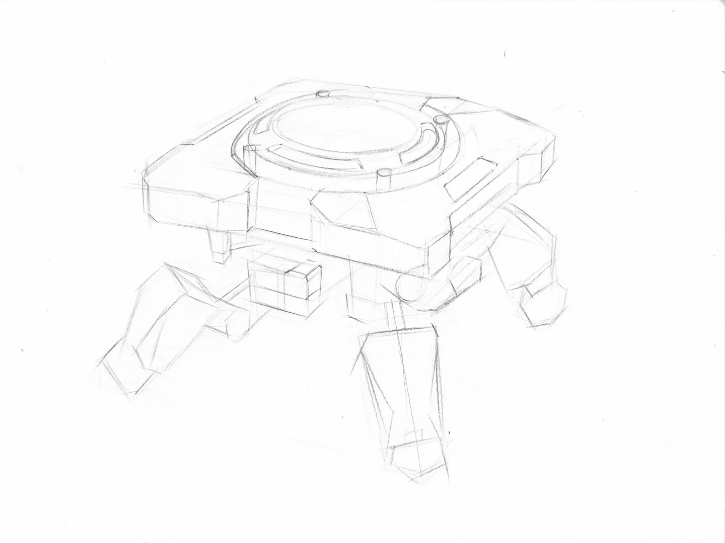 【机械】工业/产品手绘（附步骤）