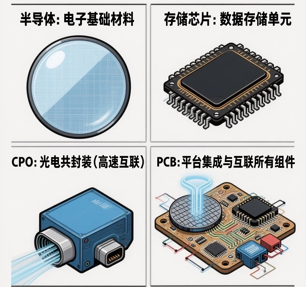 1030 CPO、PCB傻傻分不清?一文看懂芯片行业
