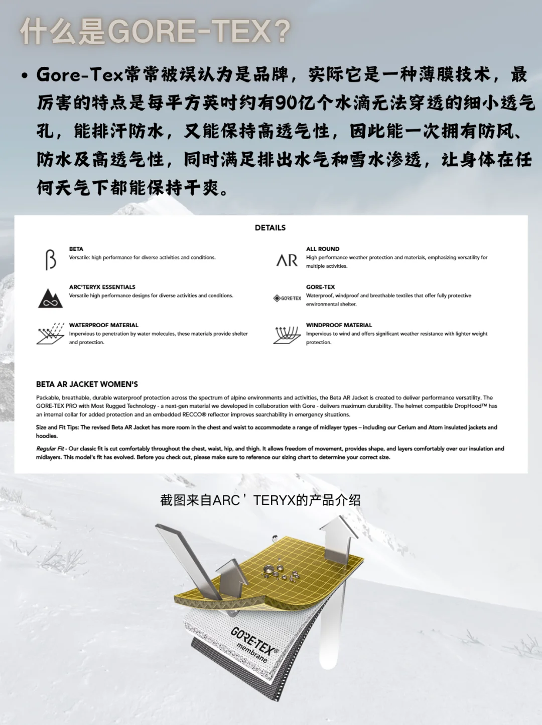 一文说清楚/大火的科技面料'GORE-TEX'