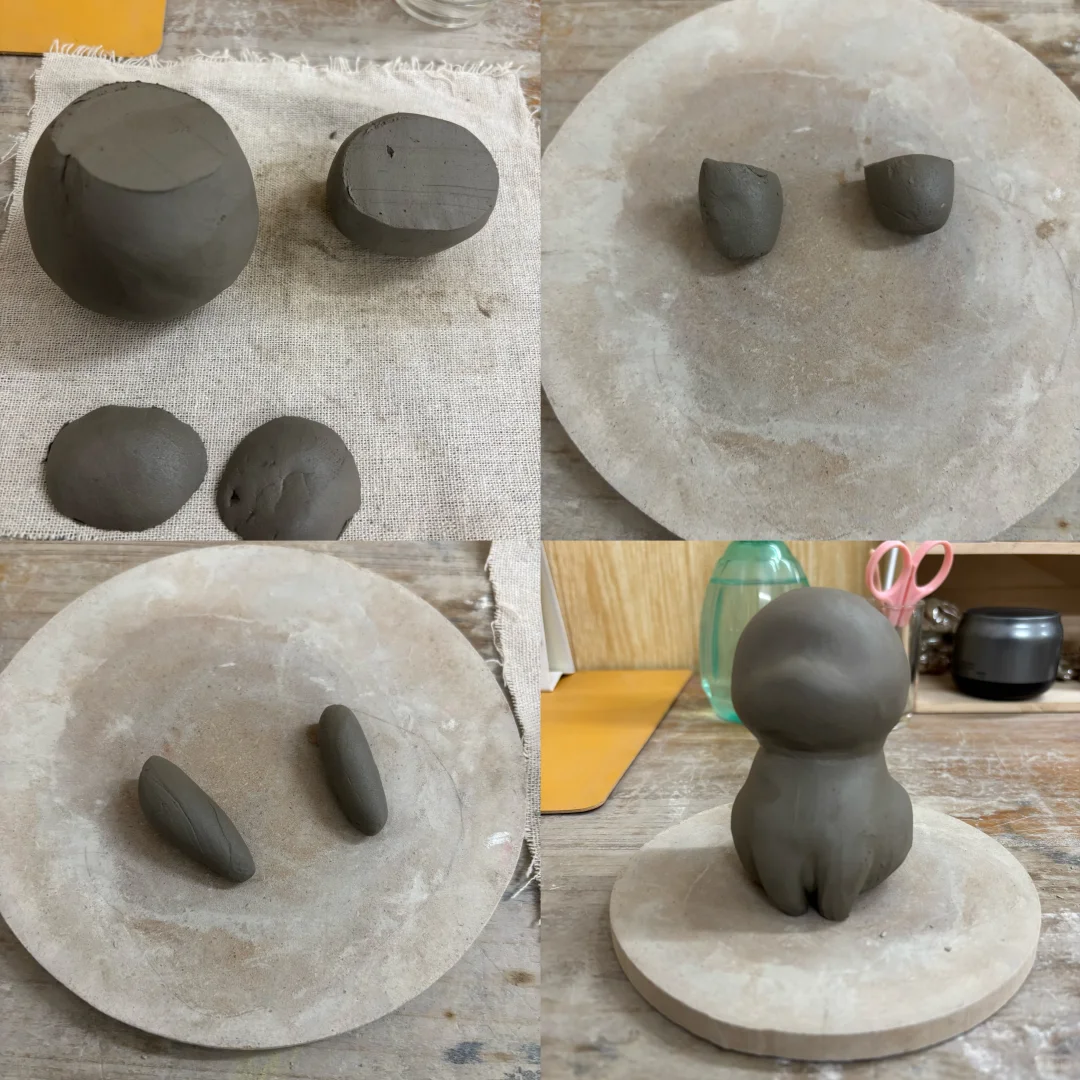 陶瓷教程|两分钟简单小猫‼️