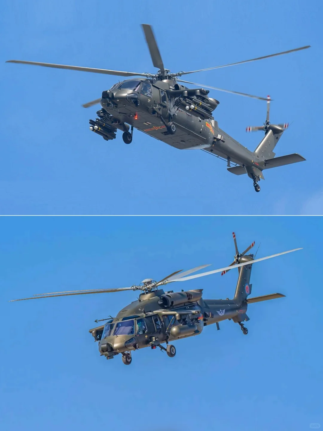 这不是鹰酱,中国直-20J和直-20T突击直升机