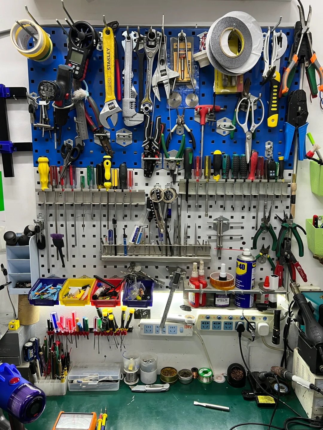 修理工的工具真多！