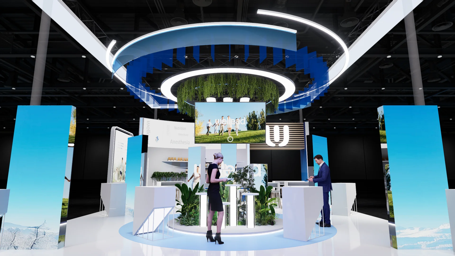 ?医疗展台的「呼吸感」设计！