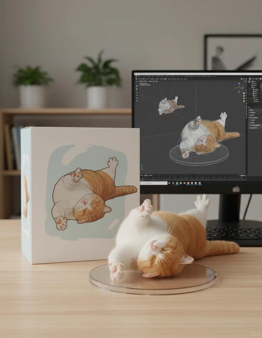 谁还没有自家的喵喵手办!✨附教程✨