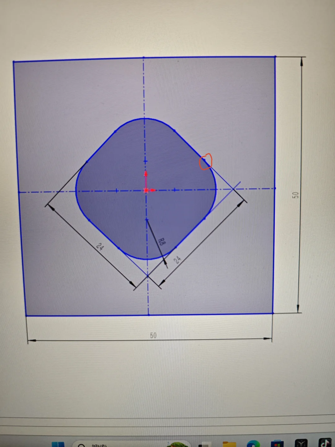 各位数控铣床的前辈，这个点怎么算