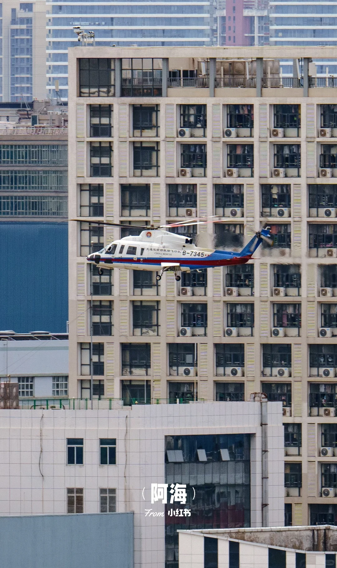 直升机在厦门可是稀罕物