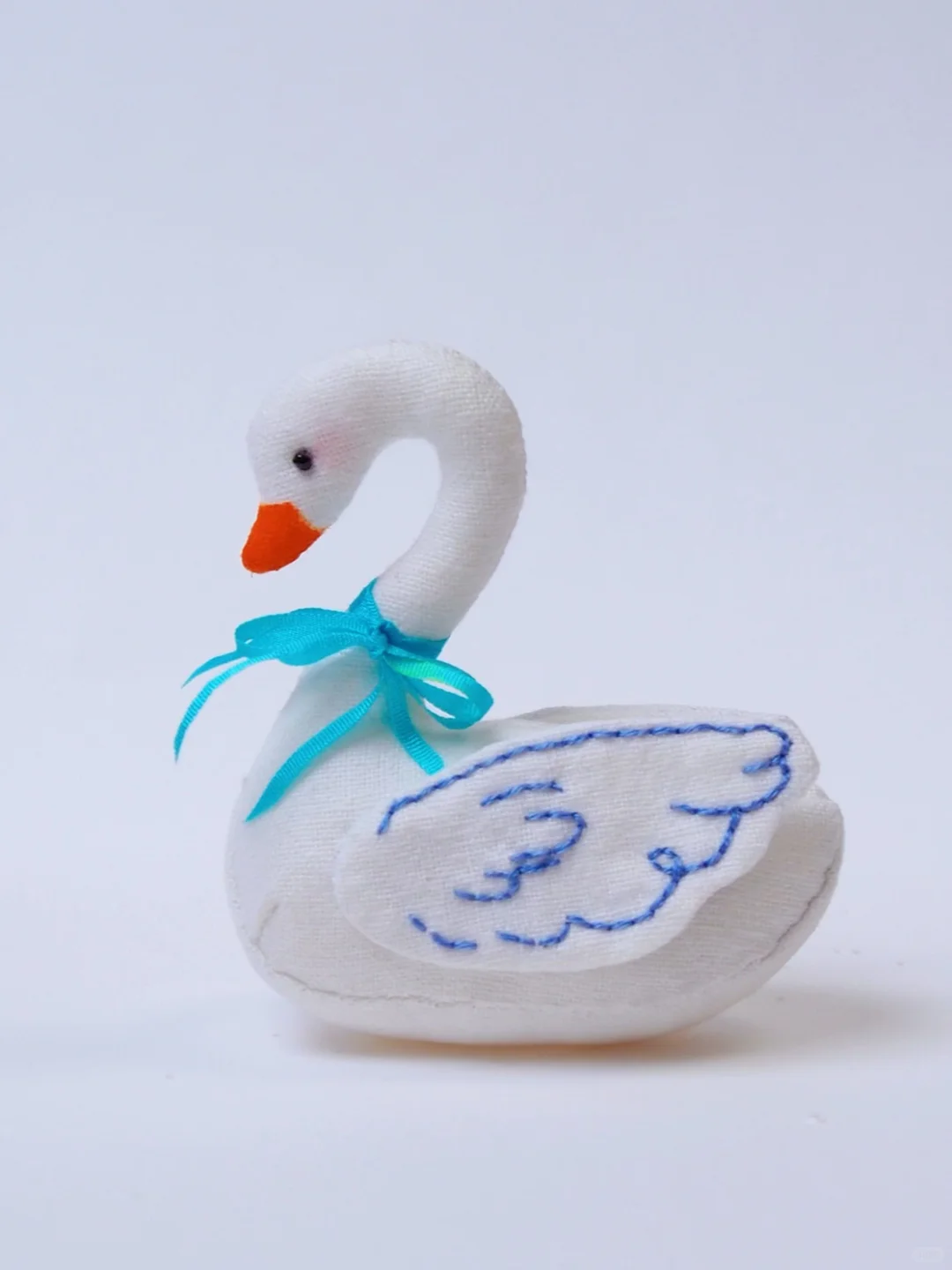 布艺：天鹅（教程纸模左滑）