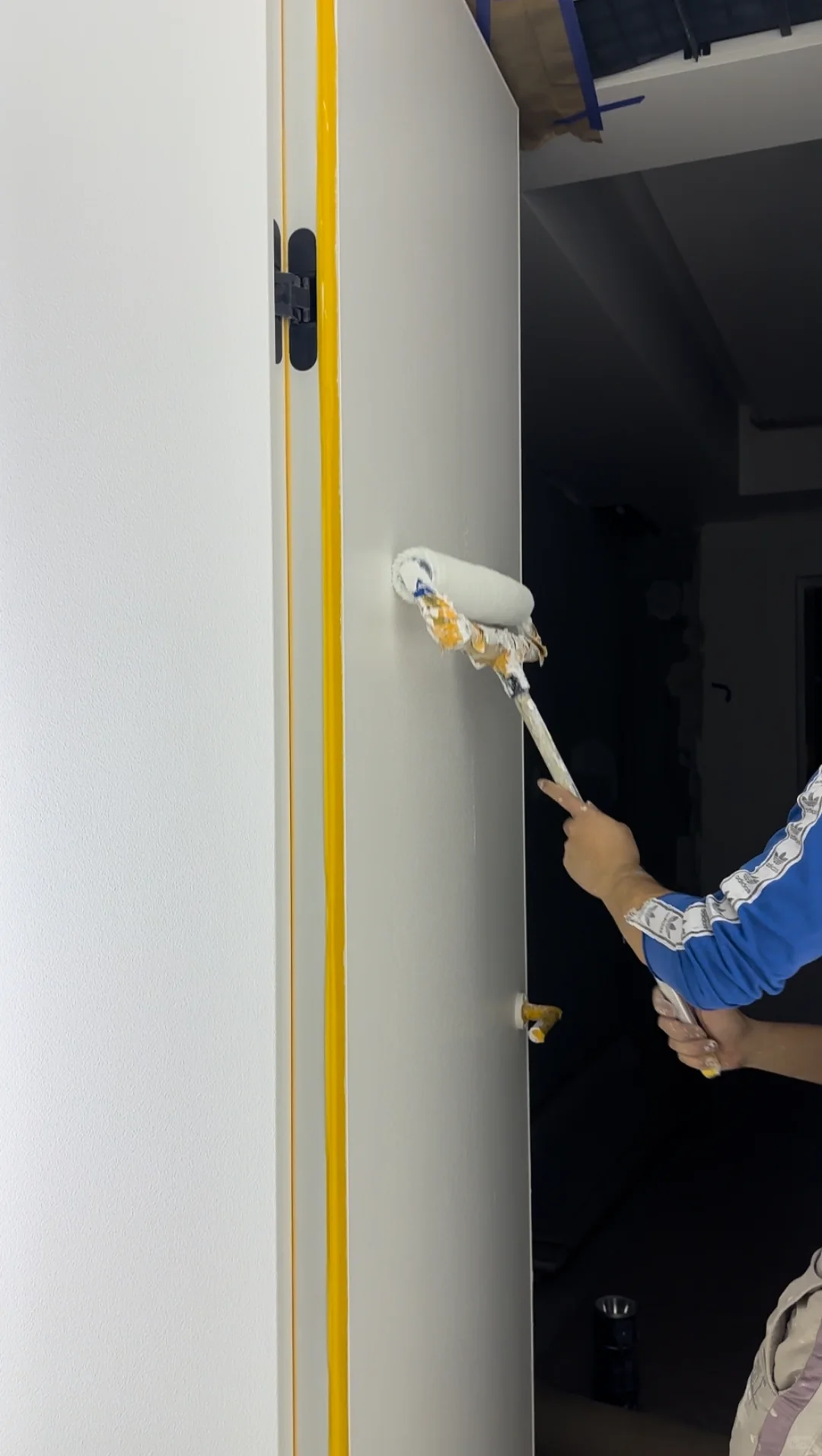 这乳胶漆大概刷了5678遍吧